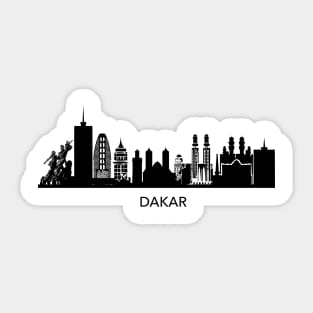 Dakar Skyline Sticker